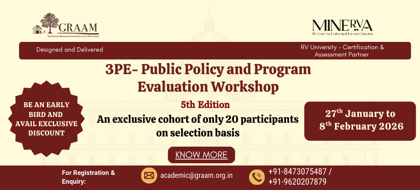 https://graam.org.in/courses/3pe-public-policy-and-program-evaluation-workshop/